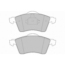 FD6759N NECTO Комплект тормозных колодок, дисковый тормоз