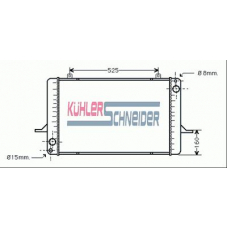 1803301 KUHLER SCHNEIDER Радиатор, охлаждение двигател