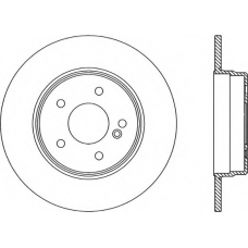 BDA1316.10 OPEN PARTS Тормозной диск