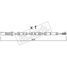 SU.278 fri.tech. Сигнализатор, износ тормозных колодок