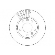 NBD1582 NATIONAL Тормозной диск