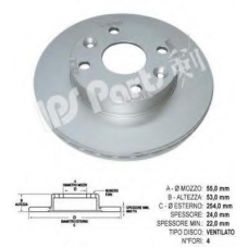 IBT-1K11 IPS Parts Тормозной диск