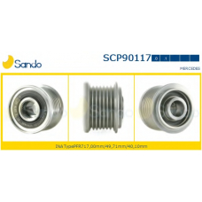 SCP90117.0 SANDO Ременный шкив, генератор