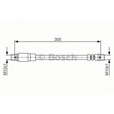 1 987 476 171 BOSCH Тормозной шланг