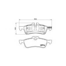 07.B315.10 BREMBO Комплект высокоэффективных тормозных колодок