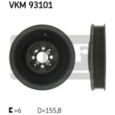 VKM 93101 SKF Ременный шкив, коленчатый вал