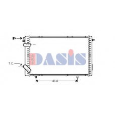 180024N AKS DASIS Радиатор, охлаждение двигателя