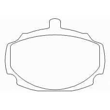 MLB10 MINTEX Комплект тормозных колодок, дисковый тормоз