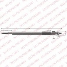 HDS429 DELPHI Свеча накаливания