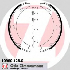 10990.128.0 ZIMMERMANN Комплект тормозных колодок, стояночная тормозная с