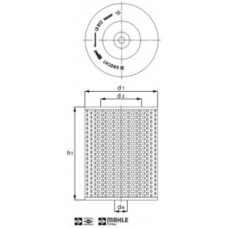 LX 912 KNECHT Воздушный фильтр