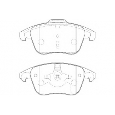 WBP24557A WAGNER LOCKHEED Комплект тормозных колодок, дисковый тормоз