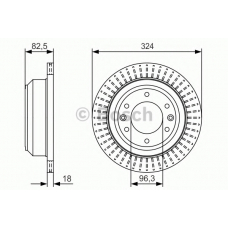 0 986 479 U29 BOSCH Тормозной диск