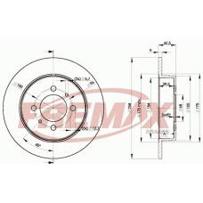 BD-5401 FREMAX Тормозной диск