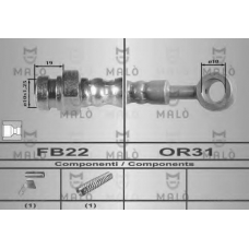 80484 Malo Тормозной шланг