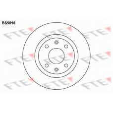 BS5016 FTE Тормозной диск