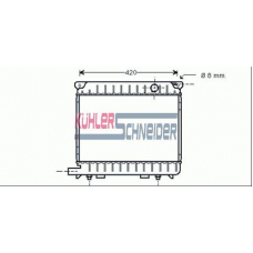 1400271 KUHLER SCHNEIDER Радиатор, охлаждение двигател