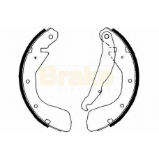 SH2369 BRAKE ENGINEERING Комплект тормозных колодок