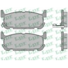 05P1386 LPR Комплект тормозных колодок, дисковый тормоз