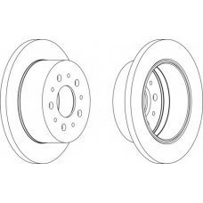 DDF1145-1 FERODO Тормозной диск