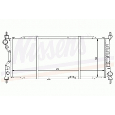 63286 NISSENS Радиатор, охлаждение двигателя