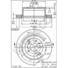 BS 7857 BRECO Тормозной диск