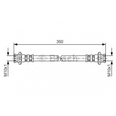 1 987 476 134 BOSCH Тормозной шланг