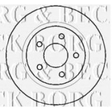 BBD4403 BORG & BECK Тормозной диск