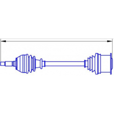 12998 SERCORE Приводной вал