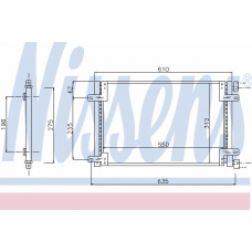 94631 NISSENS Конденсатор, кондиционер