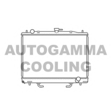 103963 AUTOGAMMA Радиатор, охлаждение двигателя
