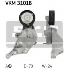 VKM 31018 SKF Натяжной ролик, поликлиновой  ремень