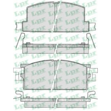05P287 LPR Комплект тормозных колодок, дисковый тормоз