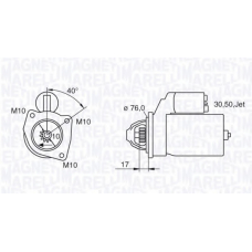 063280005010 MAGNETI MARELLI Стартер