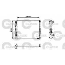 230956 VALEO Радиатор, охлаждение двигателя