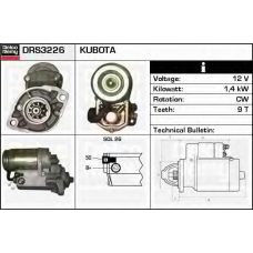 DRS3226 DELCO REMY Стартер
