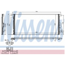 940390 NISSENS Конденсатор, кондиционер