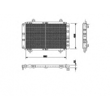 350213455000 MAGNETI MARELLI Охладитель, охлаждение двигателя