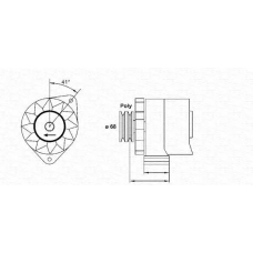 943356686010 MAGNETI MARELLI Генератор