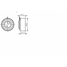 TKR 9117 TIMKEN Натяжной ролик, поликлиновой  ремень