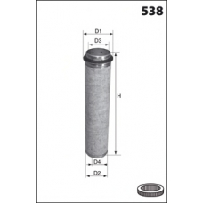 FA3436 MECAFILTER Фильтр добавочного воздуха
