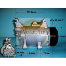 14-0007 AUTO AIR GLOUCESTER Компрессор, кондиционер