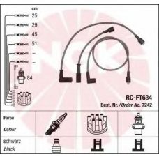 7242 NGK Комплект проводов зажигания
