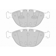 FD7064A NECTO Комплект тормозных колодок, дисковый тормоз