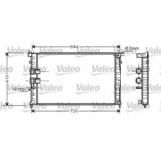 734411 VALEO Радиатор, охлаждение двигателя