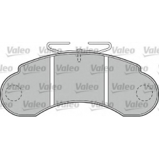 598000 VALEO Комплект тормозных колодок, дисковый тормоз