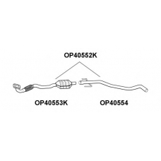 OP40554 VENEPORTE Ремонтная трубка, катализатор