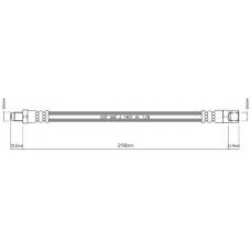 VBH949 MOTAQUIP Тормозной шланг