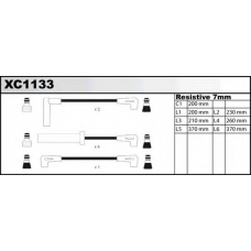 XC1133 QUINTON HAZELL Комплект проводов зажигания