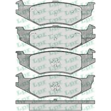 05P456 LPR Комплект тормозных колодок, дисковый тормоз